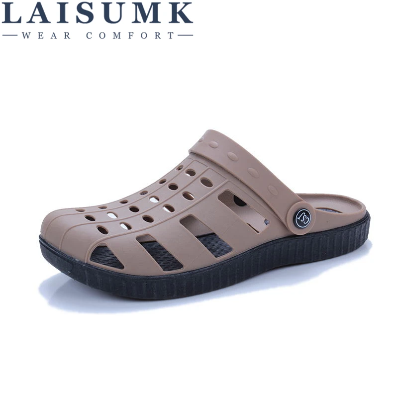 2022 LAISUMK Summer Shoes Men Sandals  Water Beach Ankle 