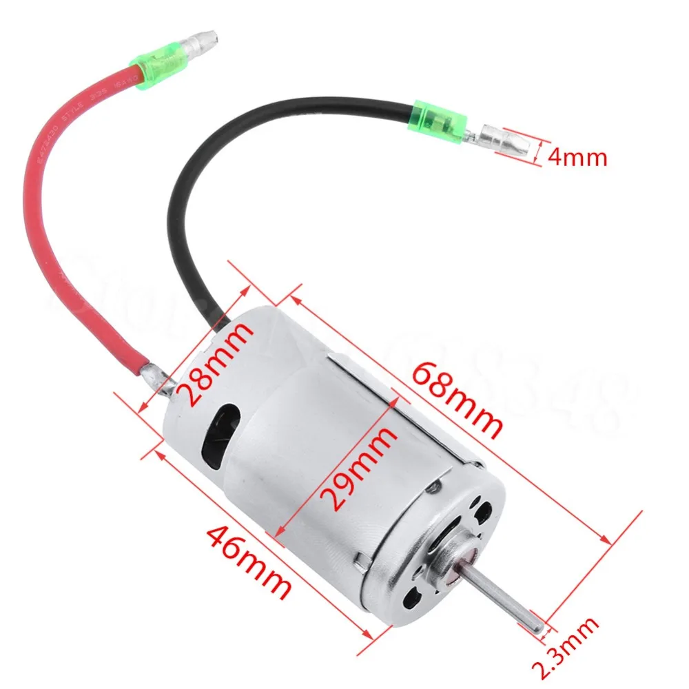 

390 Brushed Motor Electric Engine for 1/16 1/18 Scale RC Car Boat Fit WLtoys HSP Tamiya Himoto Traxxas A959 A969 A979 K929
