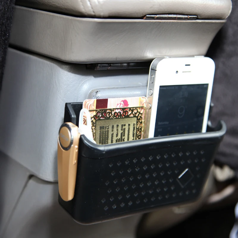 Многофункциональный автомобильный Стайлинг липкий коробка-органайзер сумка типом пх мусорный бак для мобильного телефона, очков держатель автомобильные аксессуары для интерьера