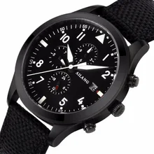 Black cloth strap 2017 high quality mechanical font b watch b font brand font b watch