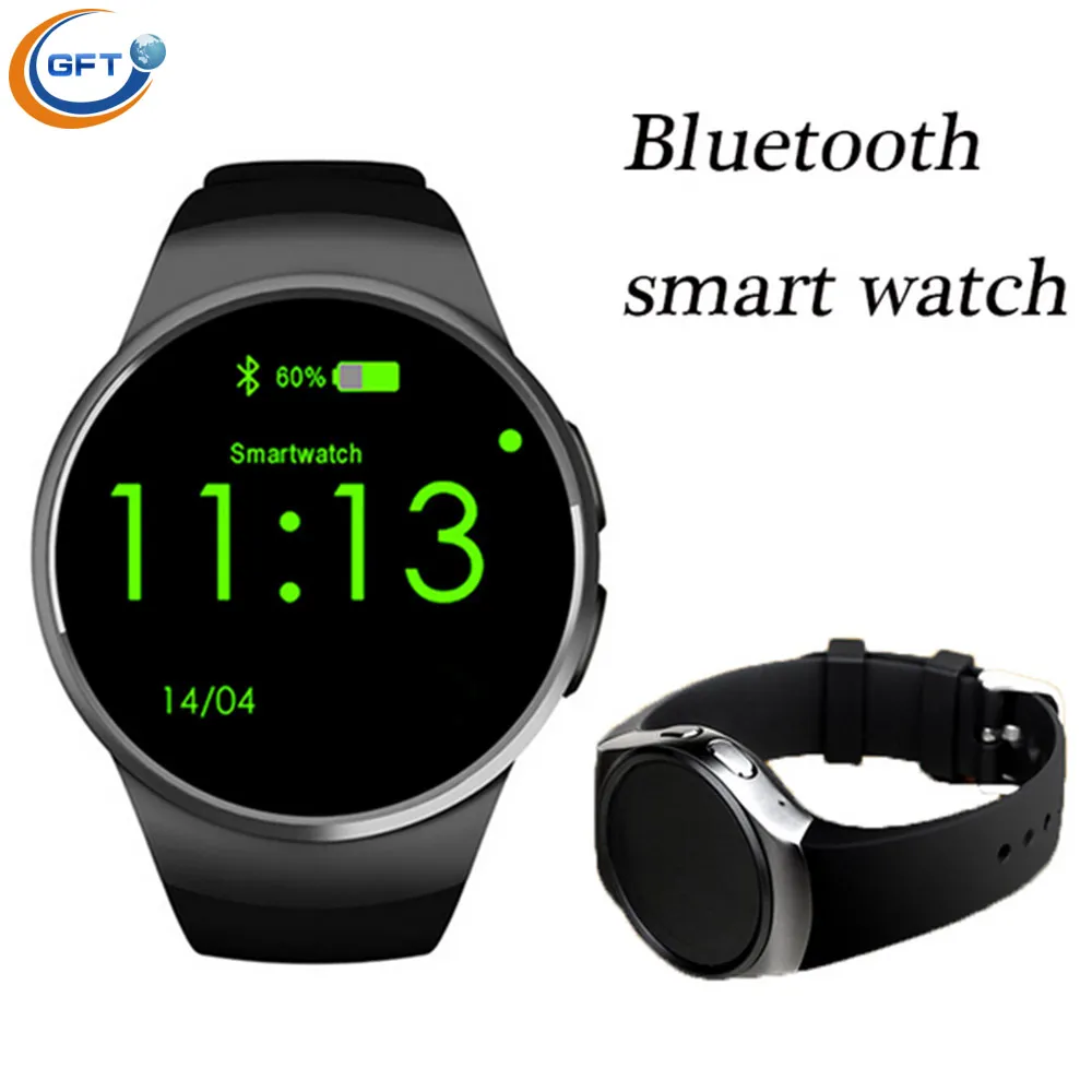 GFT Wearable Devices kw18 Smart Watch Bluetooth Connect Clock Smart Watches Support SIM Card Phone font