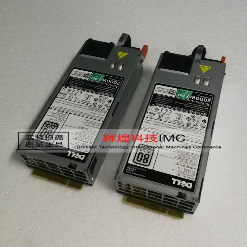 AVC DELL R830 T630 2000 W EPP Z2000E-S1 D2000E-S0 0W1R7V