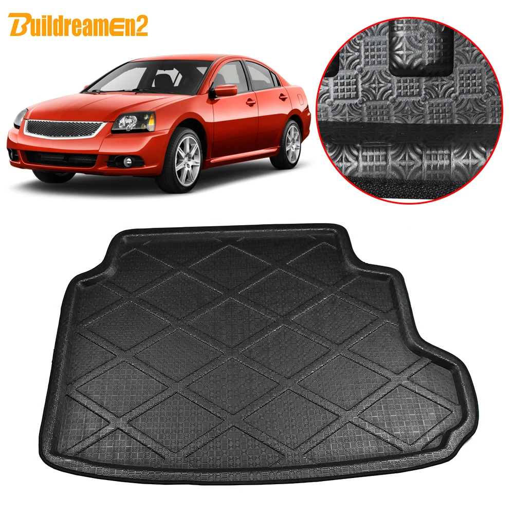 

Buildreamen2 For Mitsubishi Galant 2006-2012 Car Tail Trunk Mat Tray Boot Liner Rear Cargo Floor Carpet Mud Protection Pad