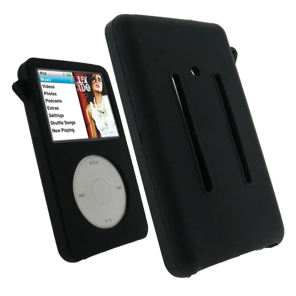 

Silicone Skin Black Case for Apple iPod Classic 80gb /20gb/160gb Cover Accessories