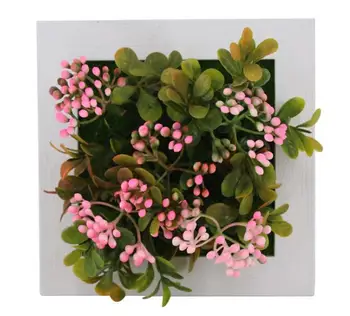 

One piece artificial plants frame Creative 3D metope succulent plants Imitation photo frame wall decoration DT24
