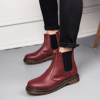 

GOODRSSON Casual Boots High Help Brush Toe Couple Martin Boots Set Of Feet Boots Fashion Comfortable Outdoor Casual Sports Boots