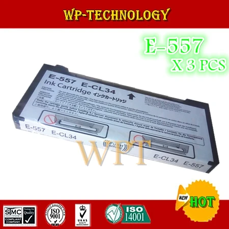 

3pcs ,Compatible ink cartridges E557 , E-CL34 ,suit for  Epson Picture Mate 500 ,Picture Mate  printer ,FUll Ink .Free shipping