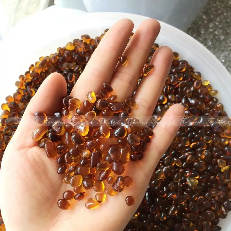 Aaaa 50g 5 8mm K5 Yellow Gravel Crystal Buddha Aquarium Fish