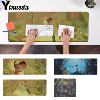 

Yinuoda The Princess and the frog Unique Desktop Pad Game Mousepad large Edge Locking Speed Version Game Keyboard Pad for Gamer