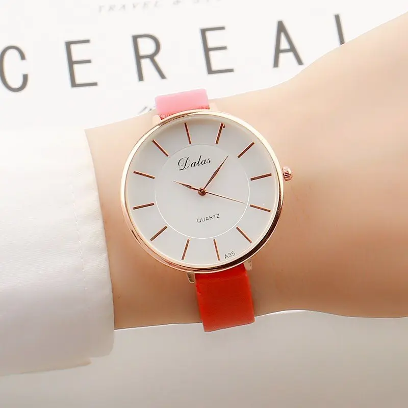 

Female Watch Students Women's Department Korean Edition Simple Fashion Fine Watchband Literature Art College Style Quartz Watch