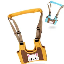 Мультяшный ребенок ясельного возраста с безопасной и дышащей Всесезонная универсальная анти-левочная Тяговая тренировка младенческой ходунки