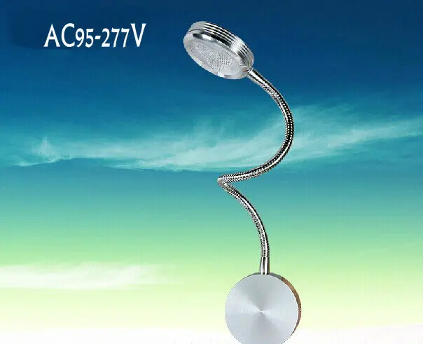 AC95 277V 10 шт./лот новый Led мини счетчик ювелирные огни пятно светильники 3 w шкаф