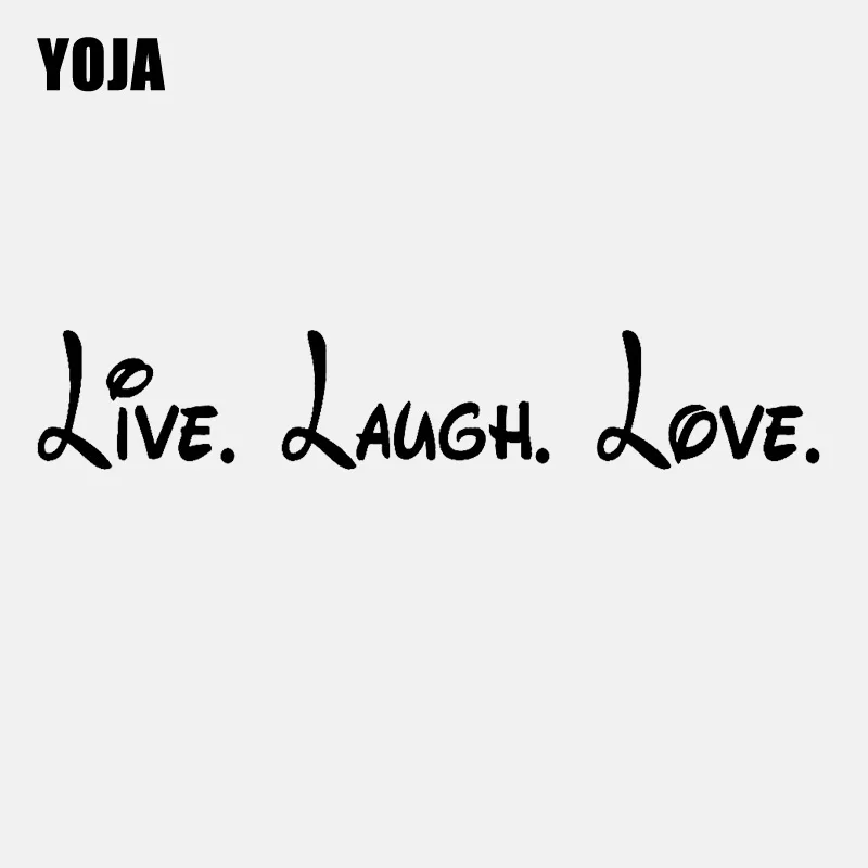 

YOJA 88.9CM*15.8CM Live Laugh Love Words Wall Decor PVC Sticker Decal W1-079