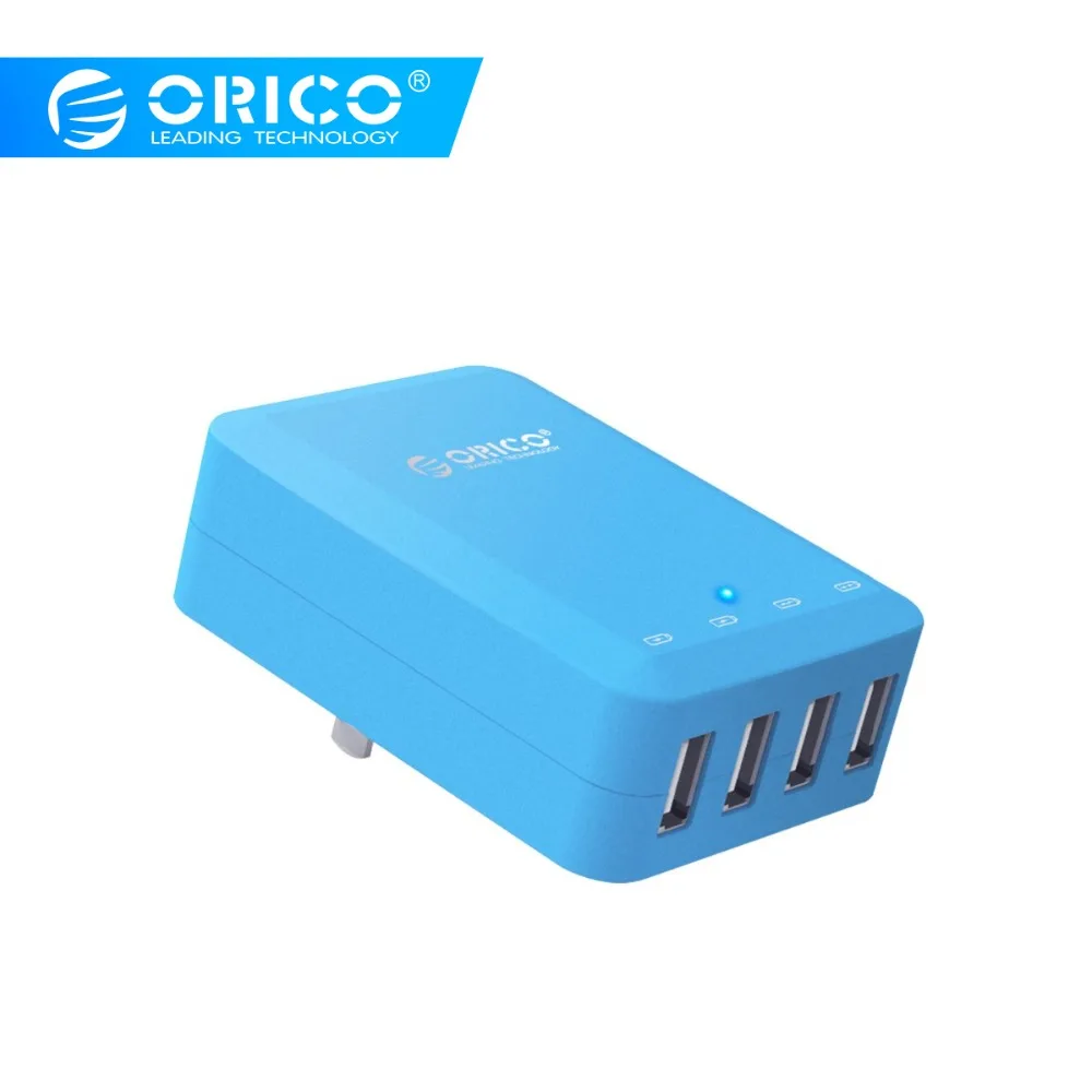 

ORICO USB Charger 4 Port Smart Charging Charger for Samsung Xiaomi Huawei Tablet USB Device Charger