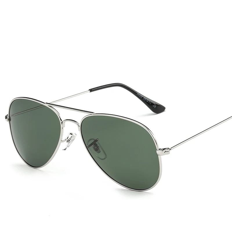 Для мужчин солнцезащитные очки мужские поляризованные солнцезащитные очки, солнцезащитные очки с металлической дизайнерские очки солнцезащитные очки по рецепту, Волшебная коробка UV400 3025 - Цвет линз: Серый