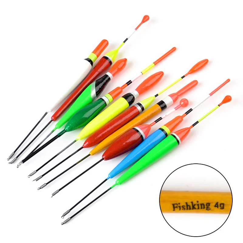 Outdoor Fishing Equipment 15 Pcs in 1 Vertical Buoy Bobbers Light Stick Floats