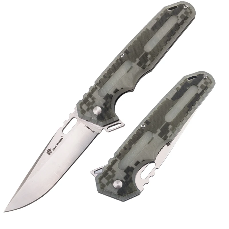 Baratos HX Aire Libre plegable más nuevo de acero doblado hoja, cuchillo táctico al aire libre, supervivencia Cuchillos Herramientas, EDC camping supervivencia del ejército