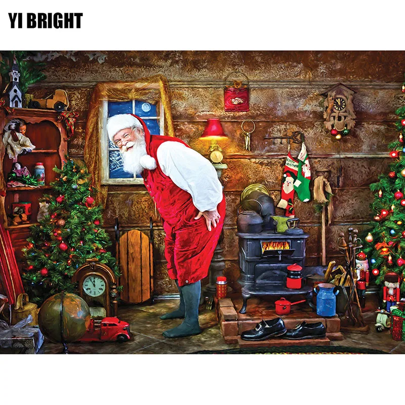 

2018 new arts DIY 5D diamond embroidery cross stitch diamond painting home decorative gifts needlework santa's home KBL