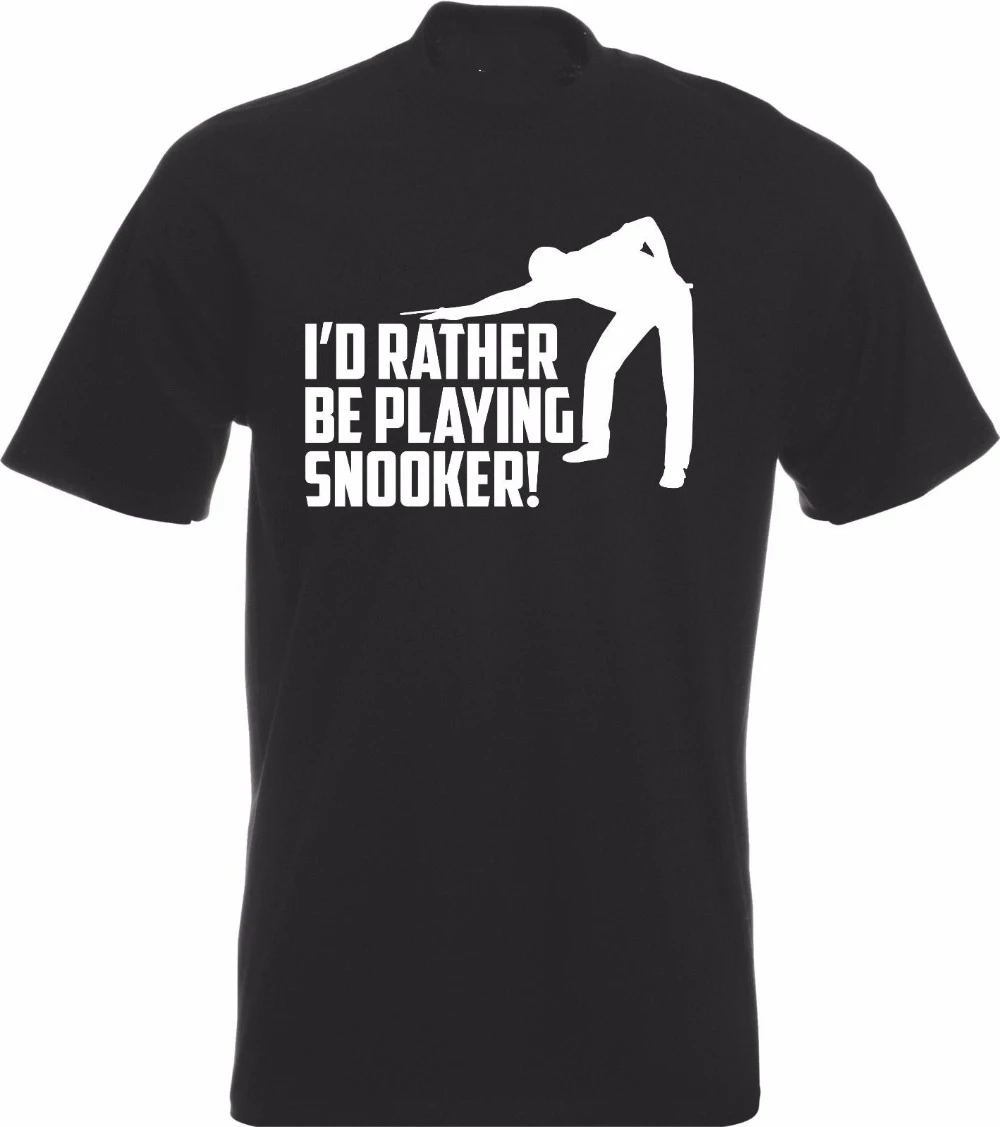 I'd Rather Be Playing Snooker V-Neck T-Shirt