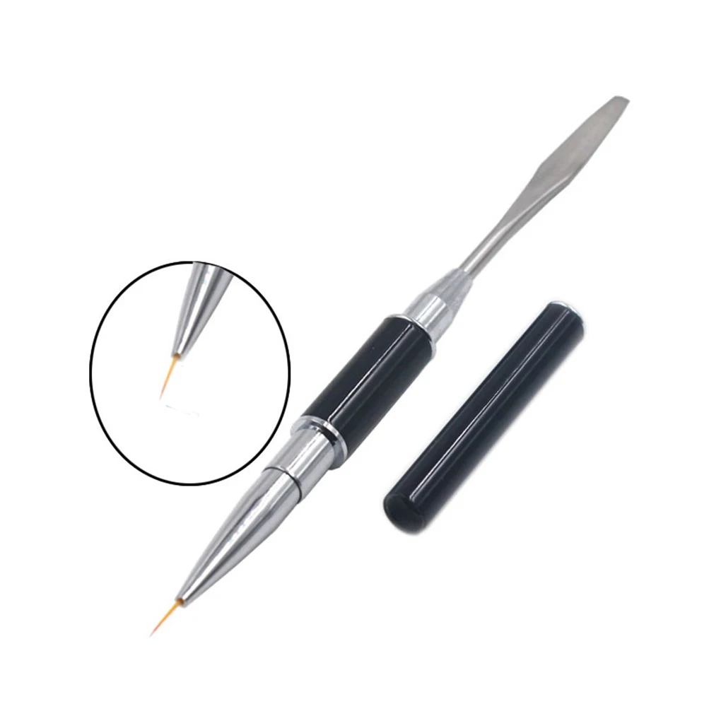 Двойной конец Nail Книги по искусству акриловые УФ гель кистью градиент Живопись