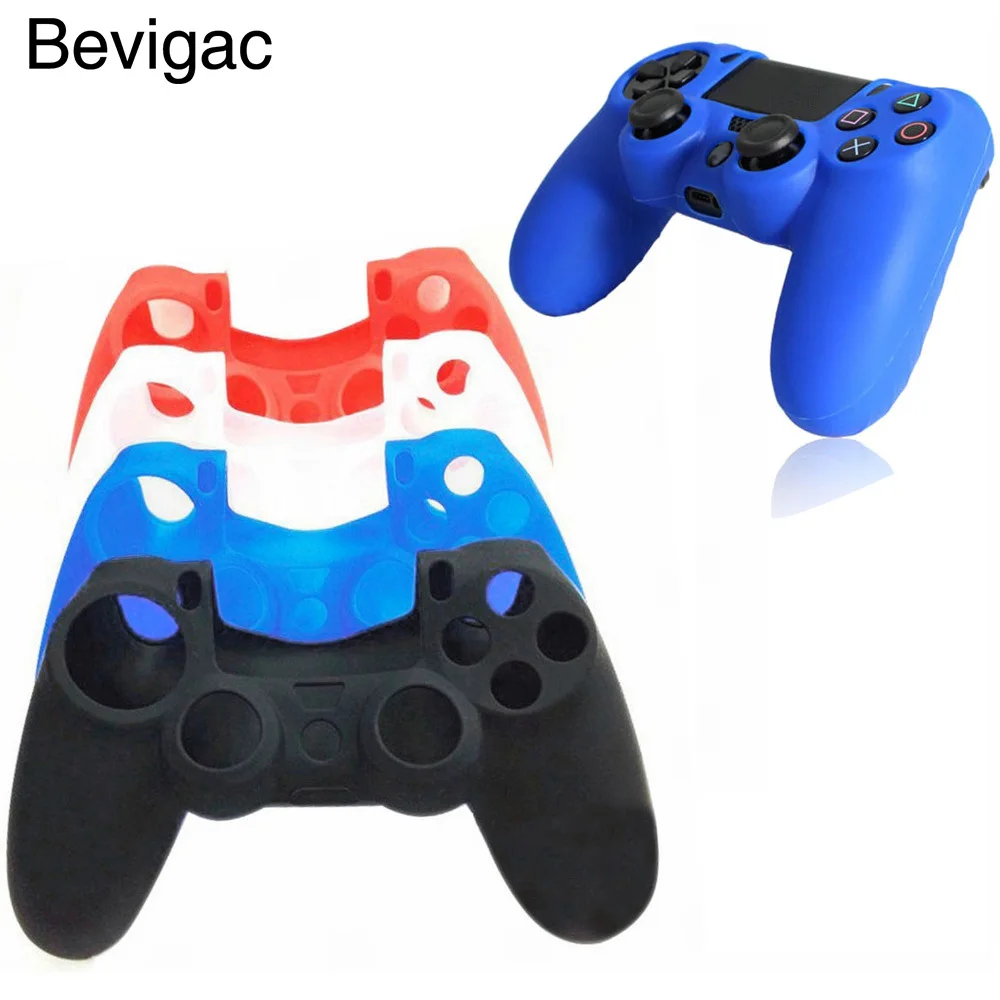 

Bevigac Gamepad Case Cover Skin for Sony PS4 Playstation 4 Play Station PS 4 Dualshock 4 Controller Joystick Console Controle