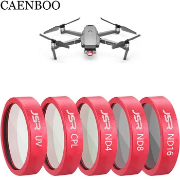 

CAENBOO Drone Camera Neutral Density ND4+ND8+ND16+UV+CPL Polar Filter 5in1 Set For DJI Mavic 2 Zoom Gimbal Protector Accessories