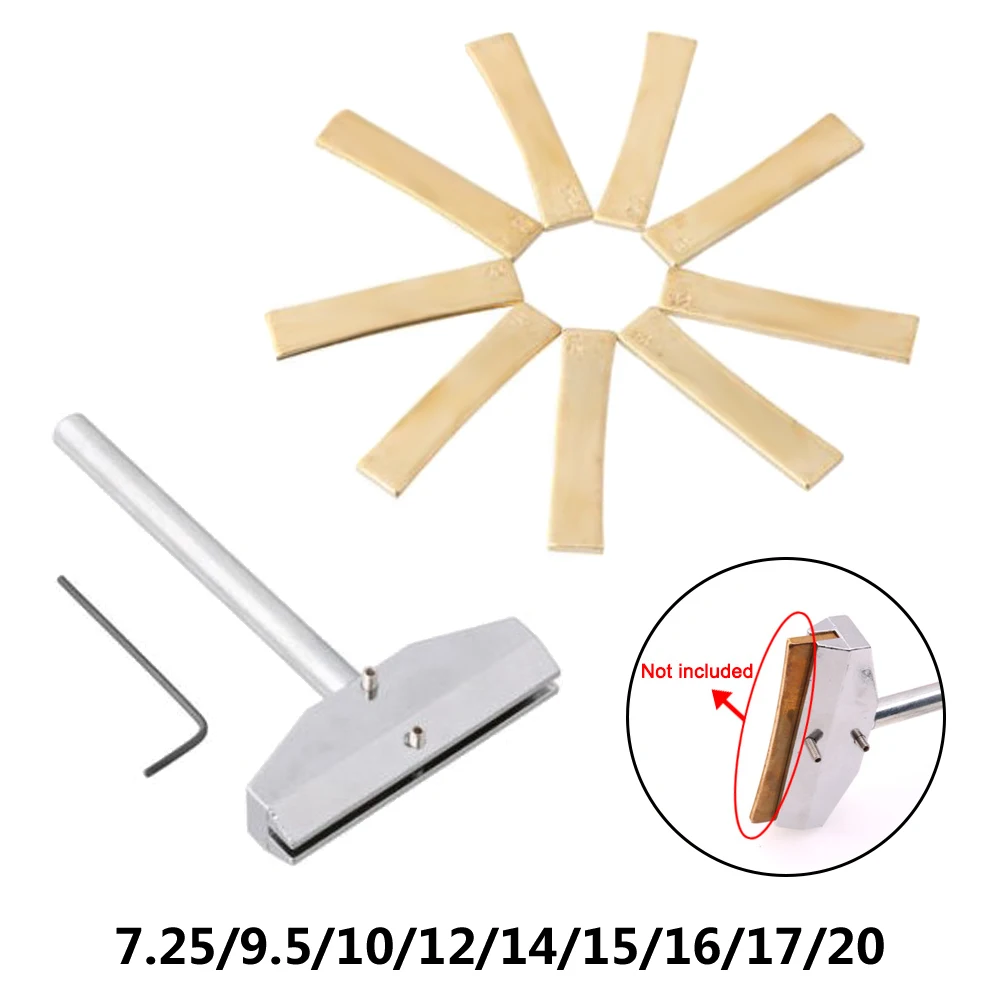

1 Set Guitar Fret Installation Tool Copper Mounting Head Durable Wrench for Installing XR-Hot Stringed Instruments Installation
