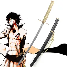 classic movie Japanese Anime sword cosplay Bleach Carbon steel katana vintage home decor