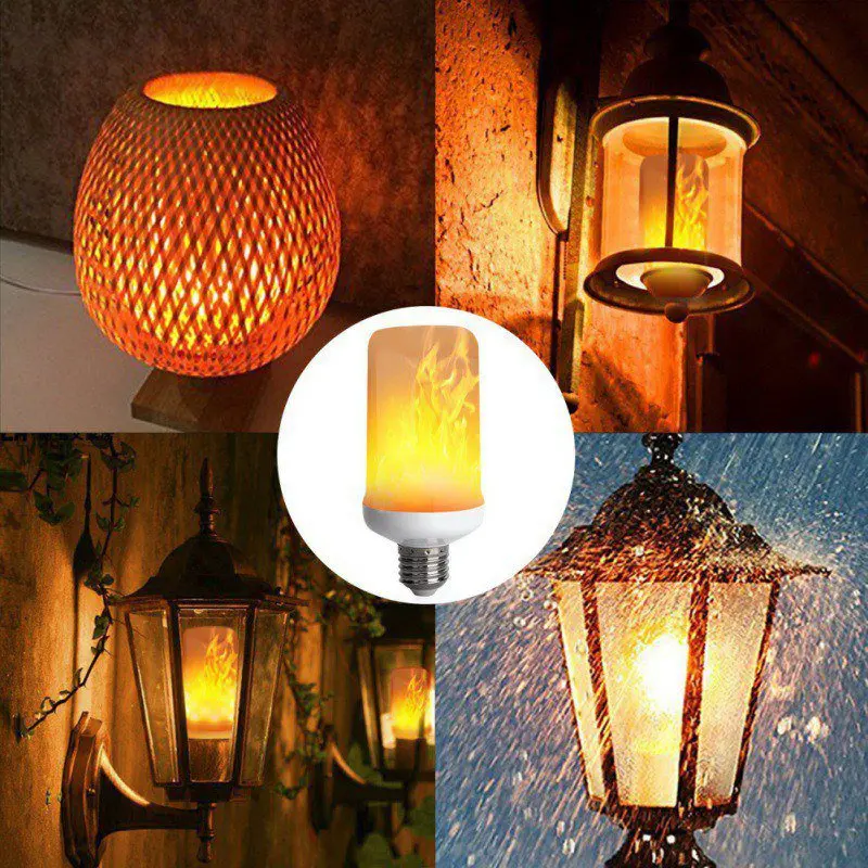 Lâmpadas Led e Tubos atmosfera festiva iluminação flamejante luz Comprimento : 14 cm