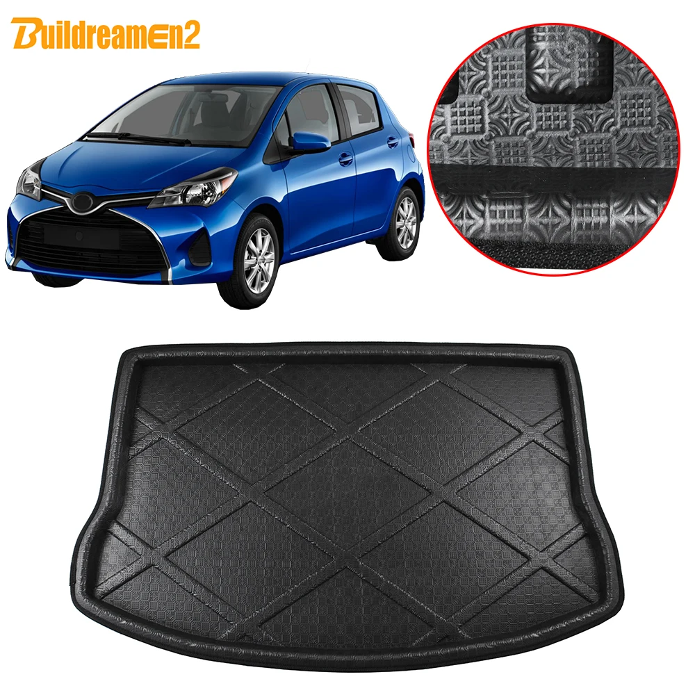 Buildreamen2 автомобильный коврик для багажника Toyota Yaris L 2017 2018 поднос поддон обуви
