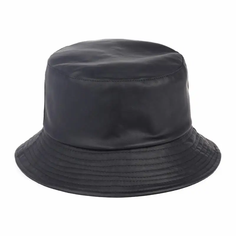 leather fishing hat