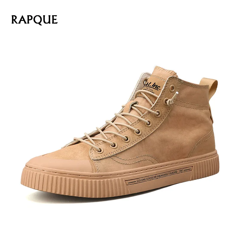 

Fashion Men's casual ankle boots men fashionable man shoes male platform sneakers for men breathable flats rubber sole