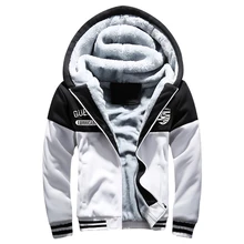 Men Ski Jacket Spring Autumn Winter Sports Hooded Zipper Sweater Plus Thick Velvet Ski Jacket For Men Szie M L XL 2XL 3XL 4X 5XL