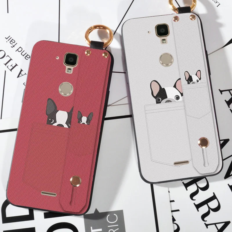 

Soft TPU Strap Phone Case For Hisense F23 F23M Cute Pocket Dog Back Cover For Hisense F31