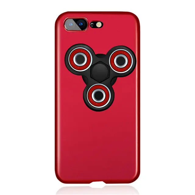 YILON New Matte Slim Rotatable Finger Hand Fidget Spinner Phone Case