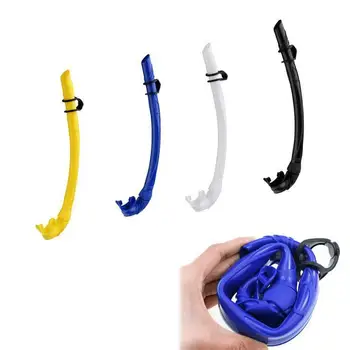 

Silicone Scuba Free Diving Flexible Roll up Snorkel Air Tube Swimming Supplies