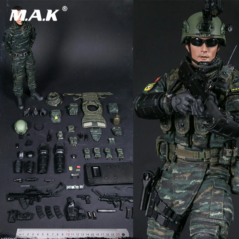 1/6 полный комплект военный солдат экшн фигурка 78053 команда спецназа китайской