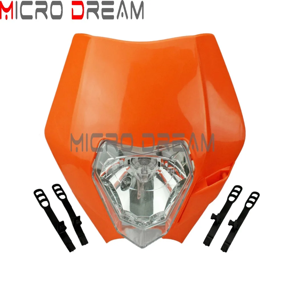 Универсальный налобный фонарь для мотоциклов Honda Yamaha Suzuki Kawasaki EXC CRF KLX 125 250| |