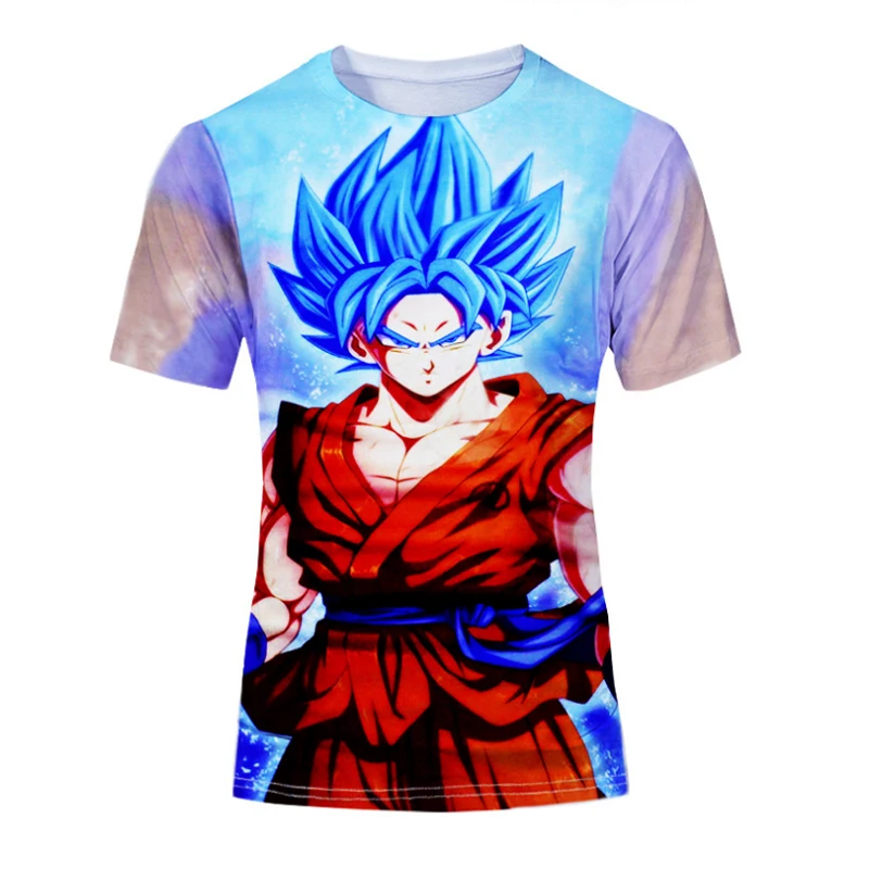 

Dragon Ball Z Son Goku Vegeta Frieza Super Saiyan Cosplay T-shirts Dragonball Kakarotto Freeza Freezer Vegito Casual Tees Tops