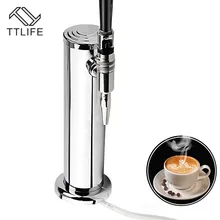 TTLIFE One Tap Chromeplated Beer Tower Single Tap Dispenser Beer Tower Stainless Steel Faucet Draft Beer Column Bar Accessories