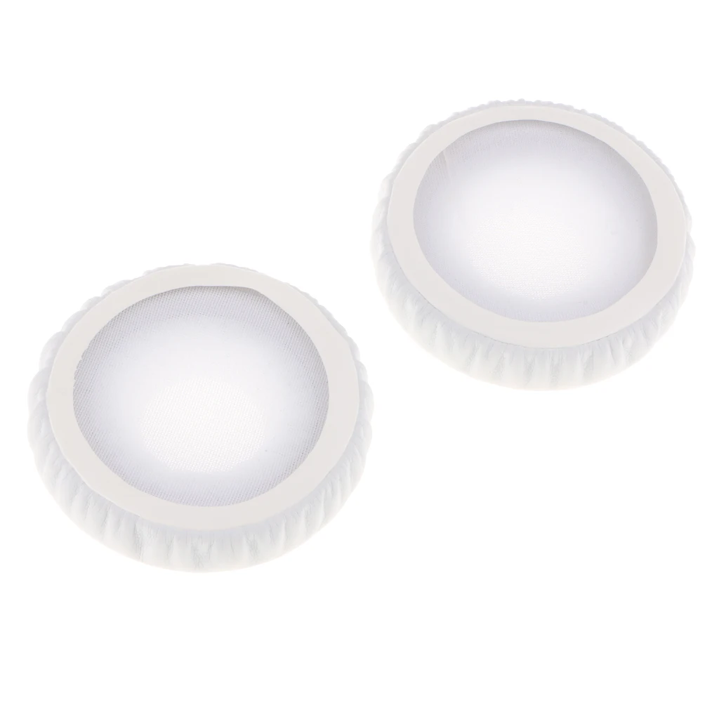 4Pieces Replacement Ear Pads Cushions for JBL Synchros E40 E40BT Headphones Headset Black+White