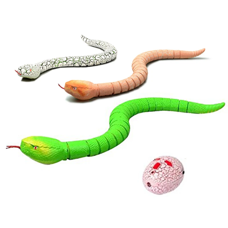 Tricky Toys RC Snake Toy Long Rechargeable Remote Control Snake Toy Realistic Black for Kids Play Toys For Children 4