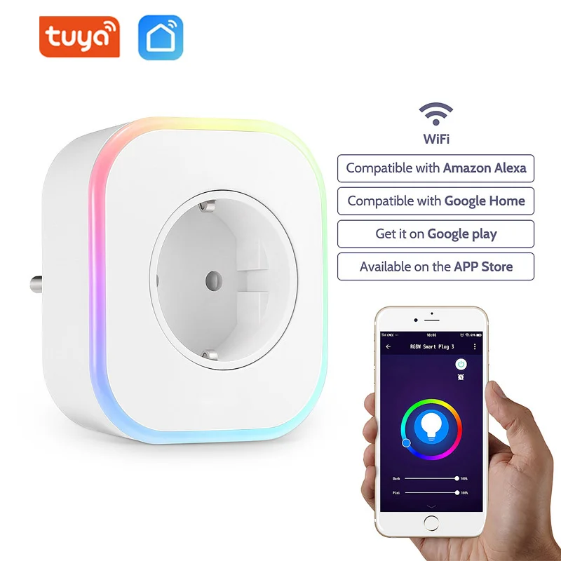 1 RGB Smart WIFI Socket
