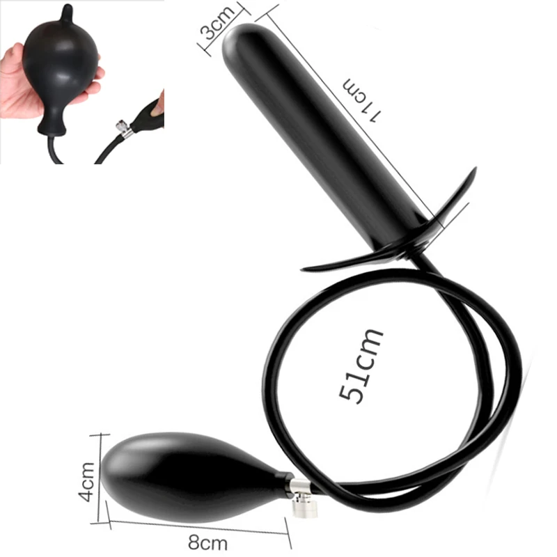 Anal Dildo Pump Butt Plug Sex Toys Women Men Gay Prostate Massager Inflatable Huge Anus Dilator Expansion | Красота и здоровье