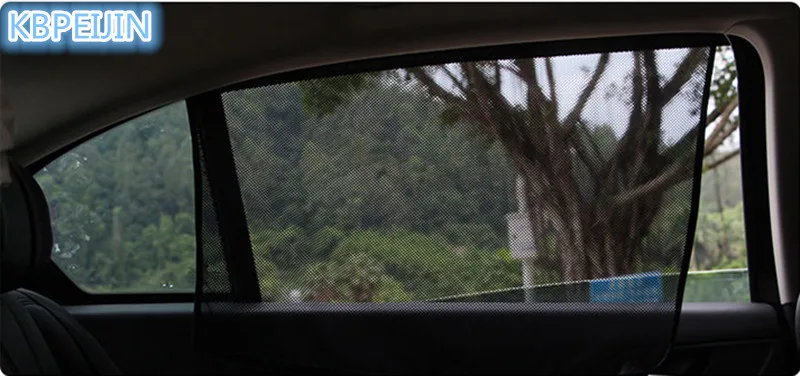 4 шт. Магнитная Автомобильная Защита от солнца боковое окно Солнцезащитная наклейка для занавески для Toyota corolla rav4 camry prius hilux аксессуары