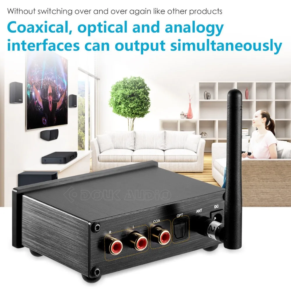  Nobsound CSR8675 Bluetooth 5.0 Ricevitore Audio Digitale Decoder DAC Auto Lossless HiFi Suono APTX-