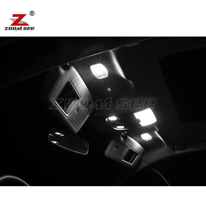 24 шт. canbus error free светодиодные лампы внутреннего освещения лампа для чтения Комплект для Audi Q7 4L чехлы из термопластичного полиуретана(2005