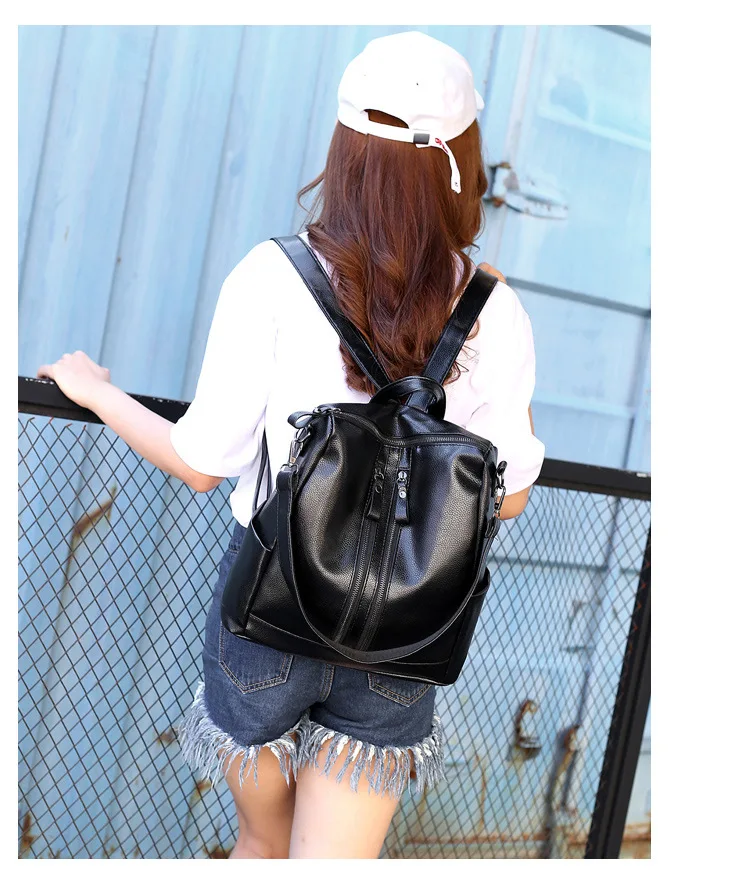 Модный рюкзак женский рюкзак для отдыха топ из искусственной кожи женский рюкзак повседневные дорожные сумки для девочки-подростки школьного возраста рюкзак
