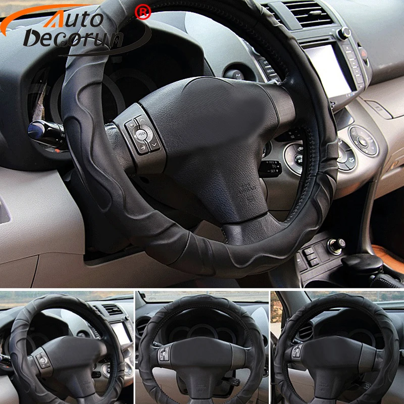 AutoDecorun искусственная овца Рулевое колесо для Nissan Murano Qashqai Sunny Patrol Quest CIMA АВТОМОБИЛИ