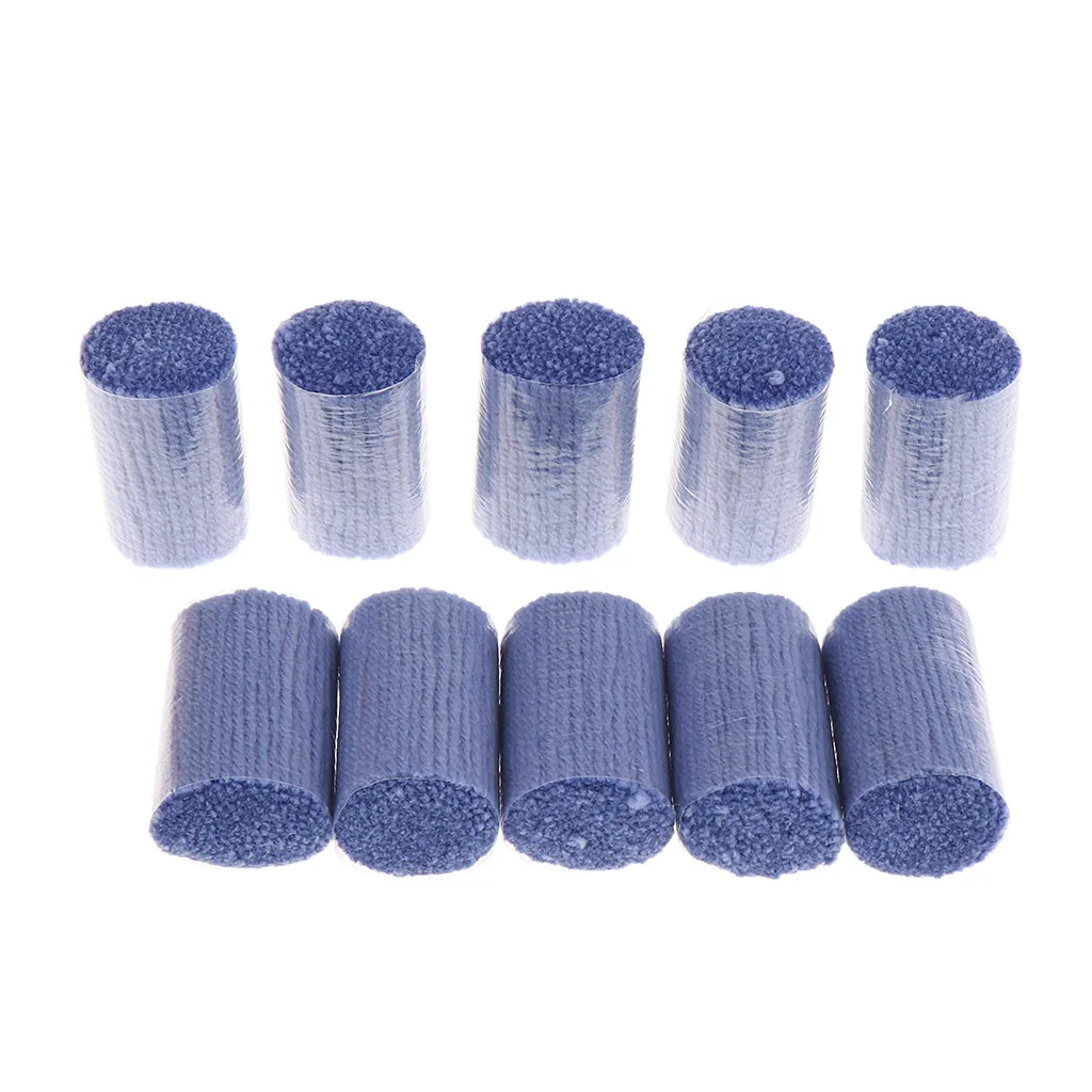 10 комплектов акриловой пряжи разных цветов на выбор-идеально подходит для вязания и вязания крючком проектов - Color: Blue